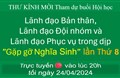 Chương trình Hội Học Nghĩa Sinh lần thứ 8 trực tuyến vào lúc 20h tối thứ 4 ngày 24/04/2024