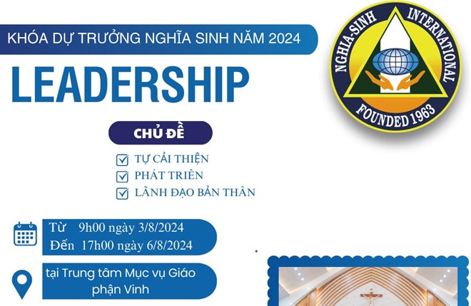 KHÓA DỰ TRƯỞNG NGHĨA SINH NĂM 2024