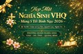 Thiệp mời tham dự họp mặt Nghĩa Sinh VHQ mừng Xuân Bích Ngọ ngày Mùng 5 Tết 2026 vào lúc 15h tại Hội Trường Gx. Cự Tân