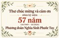 Thư chúc mừng và cảm ơn nhân kỷ niệm 57 năm Phương đoàn Nghĩa Sinh Phước Tuy