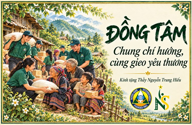 Đồng Tâm – Chung chí hướng, cùng gieo yêu thương