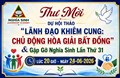 Thư Mời Dự Hội Thảo “LÃNH ĐẠO KHIÊM CUNG: CHỦ ĐỘNG HÒA GIẢI BẤT ĐỒNG” & Gặp Gỡ Nghĩa Sinh Lần Thứ 31 Lúc 20 Giờ - Ngày 24-06-2026