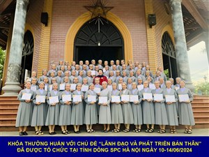  KHÓA THƯỜNG HUẤN VỚI CHỦ ĐỀ “PHÁT TRIỂN VÀ LÃNH ĐẠO BẢN THÂN” ĐÃ ĐƯỢC TỔ CHỨC TẠI TỈNH DÒNG SPC HÀ HỘI NGÀY 10-14/06/2024 MTM