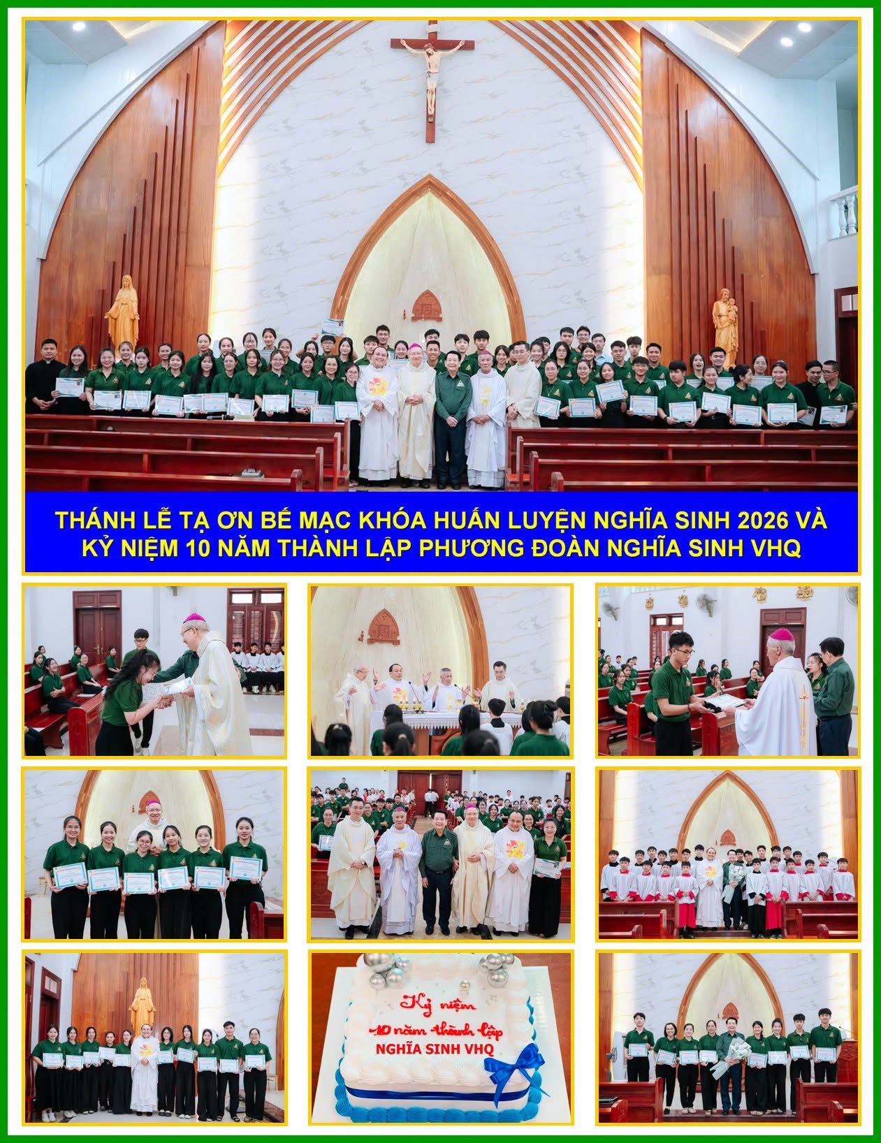 THÁNH LỄ TẠ ƠN BẾ MẠC KHÓA HUẤN LUYỆN NGHĨA SINH 2026 VÀ KỶ NIỆM 10 NĂM THÀNH LẬP PHƯƠNG ĐOÀN - 1