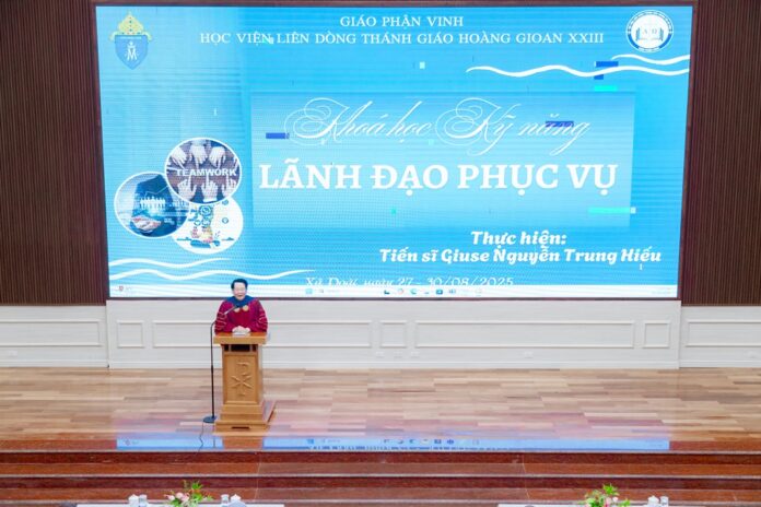 Học viện liên dòng Thánh Giáo hoàng Gioan XXIII GP.Vinh: Khóa học “Kỹ năng lãnh đạo phục vụ” - 4